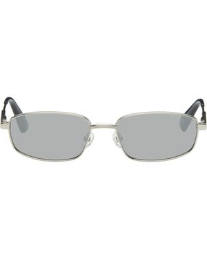 Jacquemus Lunettes De Soleil Sera Argentées - Noir