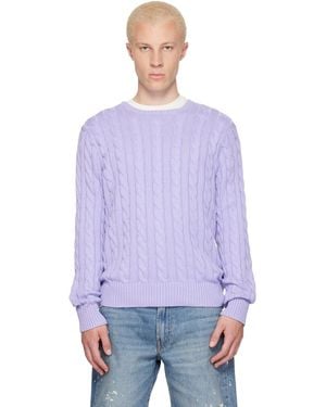 Polo Ralph Lauren Cable-Knit Jumper - Purple