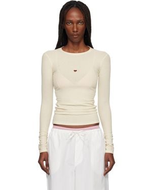 Baserange Off- Heart Long Sleeve T-Shirt - Multicolour