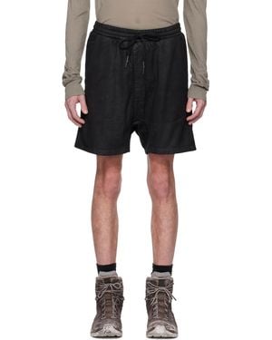 Boris Bidjan Saberi 11 ブラック Object コーティング ショートパンツ