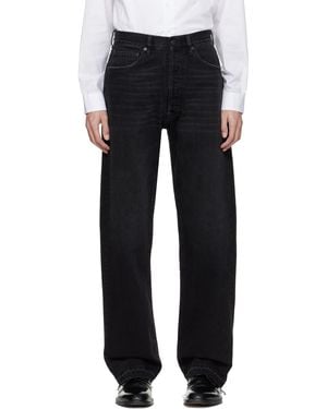 Maison Margiela ブラック ストレートレッグ ジーンズ