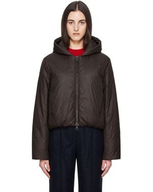 Canada Goose Blouson Elba Brun Rembourré En Duvet - Noir