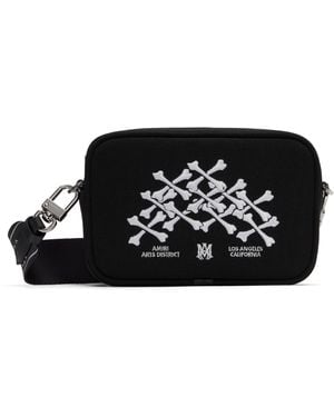 Amiri Bones Stacked Camera Case Bag - Black