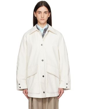 Cordera Off- Patch Pocket Jacket - White