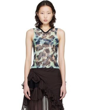 Collina Strada Lace Dachi Tank Top - Black
