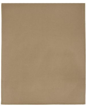 La Collection Taupe Wool Cashmere Julie Scarf - Natural