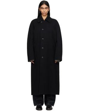 Our Legacy Oversized Bedford Cord Car Coat - Black