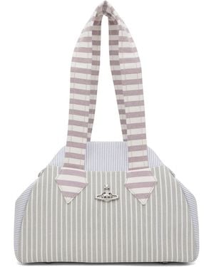 Vivienne Westwood Yasmine Medium Archive Hand Bag - Grey