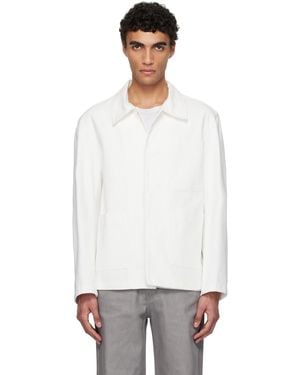 Amomento Pocket Denim Jacket - White