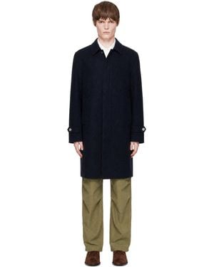 Palmes Cedric Wool Coat - Blue