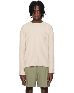 RECTO. Bold Rib Long Sleeves Knit Jumper - Black