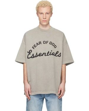 Fear Of God Taupe Training 90S Short Sleeve T-Shirt - Multicolour