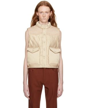 Rag & Bone Erica Puffer Vest - Orange