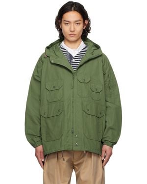 Engineered Garments Khaki Atlantic Parka - Green