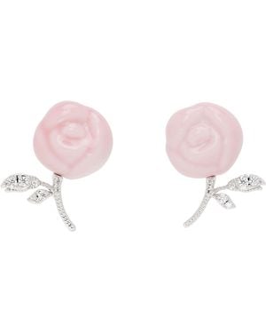 ShuShu/Tong Yvminエディション Zircon Floral Gemstone ピアスセット