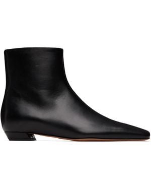 Proenza Schouler Trap Flat Ankle Boots - Black