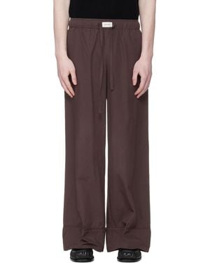 Entire studios Pyjama Lounge Trousers - Brown