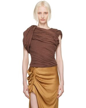 Rick Owens ブラウン Porterville Harness トップス