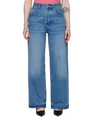 Jacquemus Blue Les Sculptures 'le De-nîmes Large' Jeans