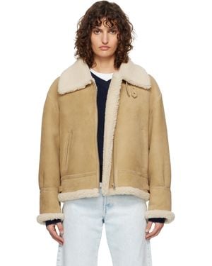 Nour Hammour Portia Shearling Jacket - Multicolor