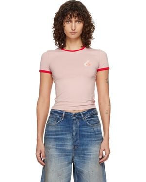 DIESEL Slim Pig Print T-Shirt - Blue