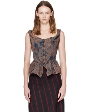 Vivienne Westwood Monday Denim Vest - Black