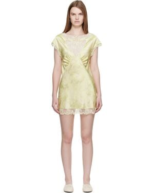 Collina Strada Waterlily Minidress - Black