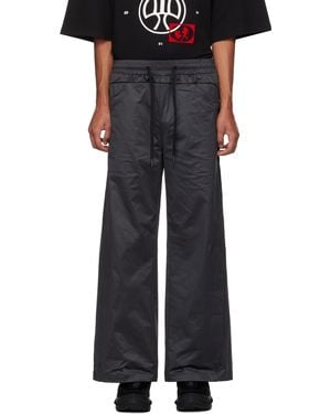 NAMESAKE Wolves Wide Leg Trousers - Black