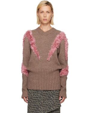 Kiko Kostadinov Macaw Jumper - Brown