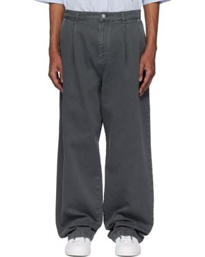 Moschino Pantalon Noir À Écusson À Image De Couronne De Laurier