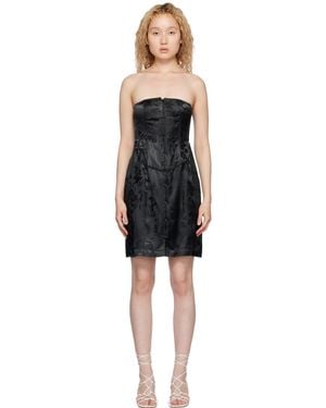 Kim Shui Corset Mini Dress - Black