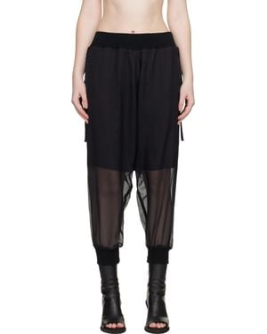 Undercover Sheer Trousers - Black