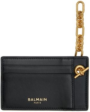 Balmain Pulse Chain Card Holder - Black