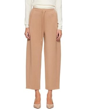 Weekend by Maxmara Tan Getto Jersey Lounge Trousers - Natural