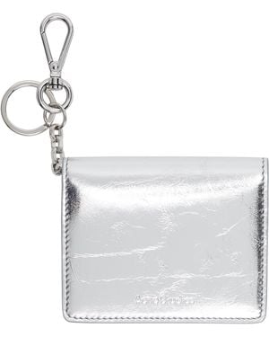 Acne Studios Folded Leather Wallet - White