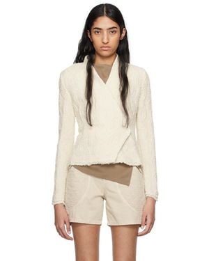 Isabel Marant オフホワイト Loyana テーラードジャケット - ナチュラル