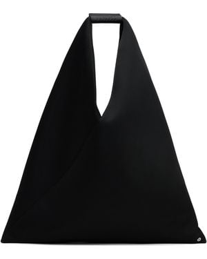 MM6 by Maison Martin Margiela Triangle Classic Tote - Black