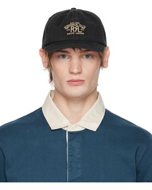 RRL '' Ranch Logo Twill Ball Cap - Blue