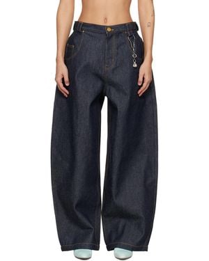 Willy Chavarria Bad Girl Jeans - Blue