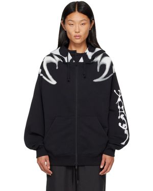 Y-3 Chito Edition Graphic Zipper Hoodie - Black
