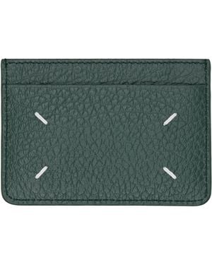 Maison Margiela Four Stitches Card Holder - Green
