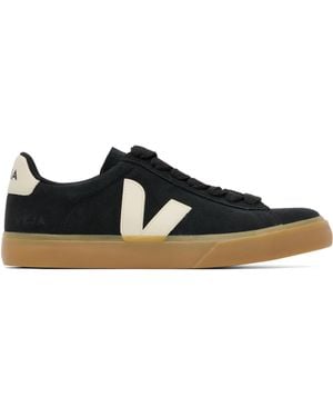 Veja Campo Bold Suede Sneakers - Black