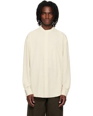 Entire studios Off- Mao Dart Shirt - Black