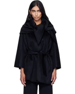 Max Mara Detto Cashmere Coat - Black