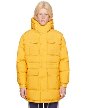 Moncler Genius Moncler X Palm Angelsコレクション イエロー Pentaflake ダウンコート