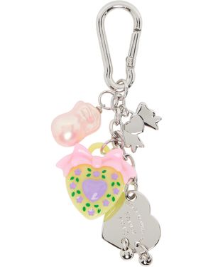 Sandy Liang Collector 2.0 Keychain - White