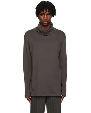 Attachment Double-face Turtleneck - Black