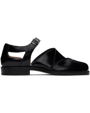 Maison Margiela Tabi Leather Sandals - Black
