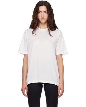 Frankie Shop Harper Soft Organic T-Shirt - White