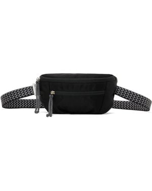 Lanvin Curb Nylon Fanny Pack - Black